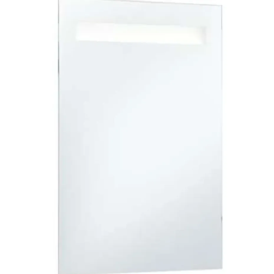 vidaXL - Badkamerspiegel - Zilver - Glas - 60 x 100 cm