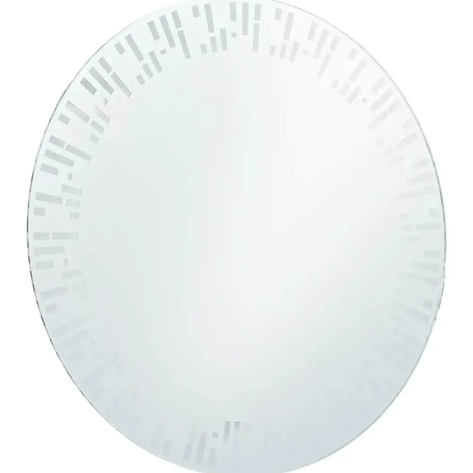 vidaXL - Badkamerspiegel - Zilver - Aluminium - 70 cm