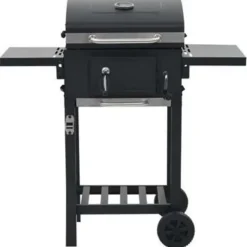 vidaXL - Barbecue - Zwart - Staal