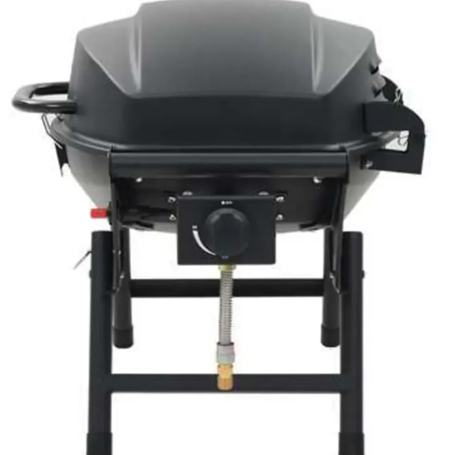 vidaXL - Barbecue - Zwart - Staal