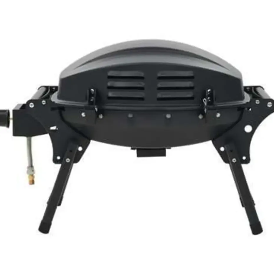 vidaXL - Barbecue - Zwart - Staal