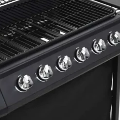 vidaXL - Barbecue - Zwart - Staal