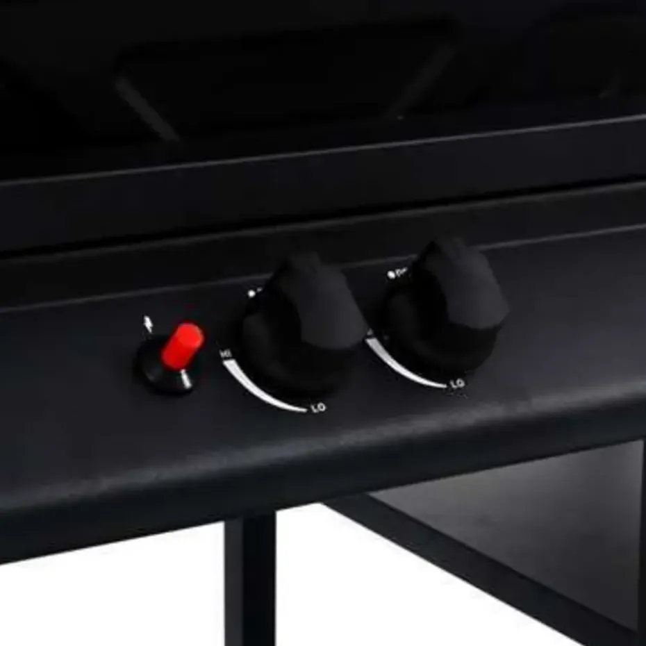 vidaXL - Barbecue - Zwart - Staal