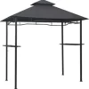 vidaXL - Barbecue Paviljoen - Antraciet - Staal