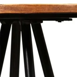vidaXL - Barkruk - Bruin - Hout - 2 stuks