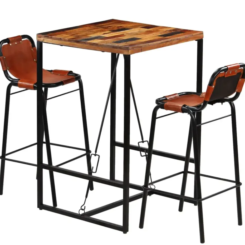 vidaXL - Barset - Bruin - Hout