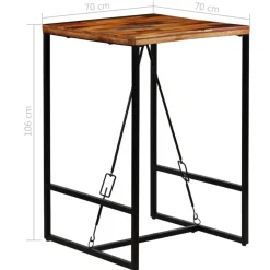 vidaXL - Barset - Bruin - Hout