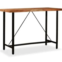 vidaXL - Bartafel - Bruin - Hout - 150 x 70 x 107 cm