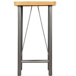 vidaXL - Bartafel - Bruin - Hout - 60 x 60 x 107 cm