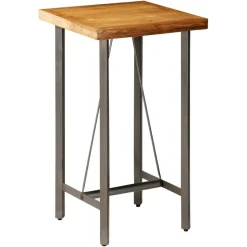vidaXL - Bartafel - Bruin - Hout - 60 x 60 x 107 cm
