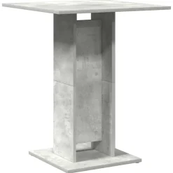 vidaXL - Bartafel - Grijs - Bewerkt hout