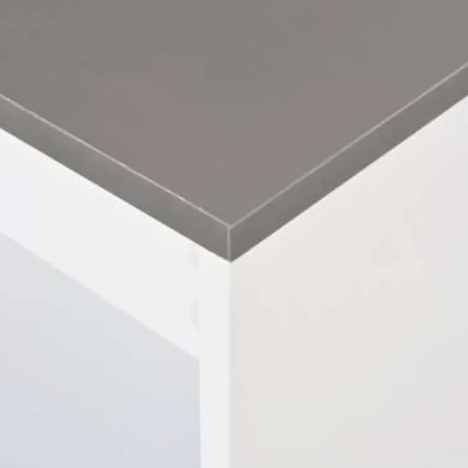 vidaXL - Bartafel - Wit - Bewerkt hout