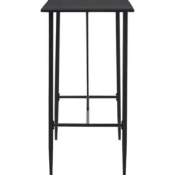 vidaXL - Bartafel - Zwart - MDF