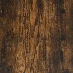 vidaXL - Bartafel met opbergruimte - Gerookt eiken - Bewerkt hout - 90x43 cm