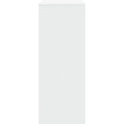 vidaXL - Bartafel met opbergruimte - Wit - Bewerkt hout - 90x43 cm