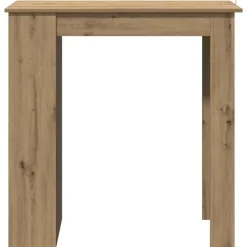 vidaXL - Bartafel met schappen - Artisanaal eiken - Bewerkt hout - 102x50 cm