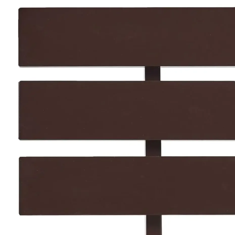 vidaXL - Bed frame - Donkerbruin - Massief grenenhout - 140x200 cm