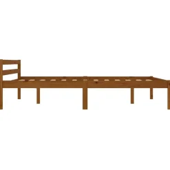 vidaXL - Bed frame - Honingbruin - Massief grenenhout - 120x200 cm