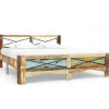 vidaXL - Bed frame - Multikleur - Massief gerecycled hout - 180x200 cm