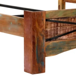 vidaXL - Bed frame - Multikleur - Massief gerecycled hout - 180x200 cm