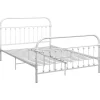 vidaXL - Bed frame - Wit - Metaal - 140 x 200 cm