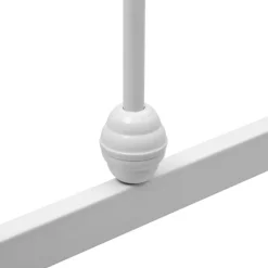 vidaXL - Bed frame - Wit - Metaal - 140 x 200 cm