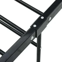 vidaXL - Bed frame - Zwart - Metaal - 160 x 200 cm