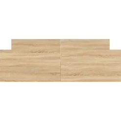 vidaXL - Bed frame met hoofd- en voeteneinde - Sonoma eikenkleur - 160x200 cm