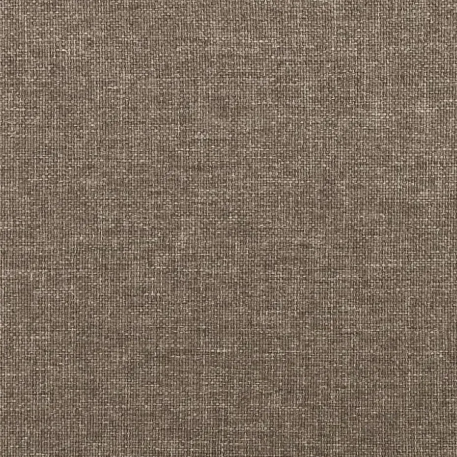 vidaXL - Bed frame met hout lattenbodem - Taupe - Stof - 90x200 cm