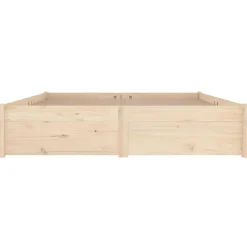 vidaXL - Bed frame met lades - Naturel - Massief grenenhout - 180x200 cm