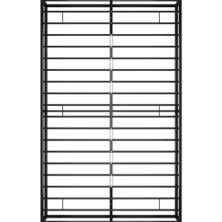 vidaXL - Bed frame met latternbodem - Zwart - Metaal - 120x200 cm