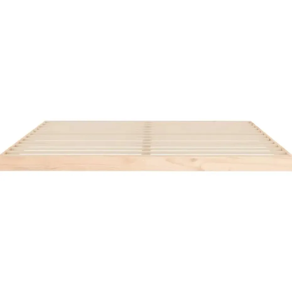 vidaXL - Bed frame pallet - Naturel - Massief grenenhout - 180x200 cm