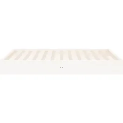 vidaXL - Bed frame pallet - Wit - Massief hout - 120x200 cm