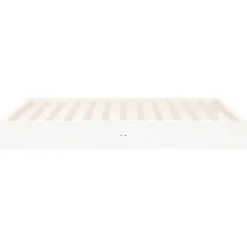 vidaXL - Bed frame pallet - Wit - Massief hout - 140x200 cm