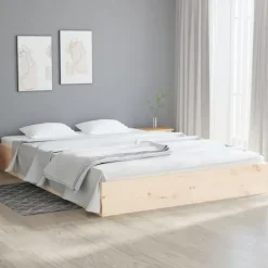 vidaXL - Bed frame zonder matras - Massief hout - 120x200 cm