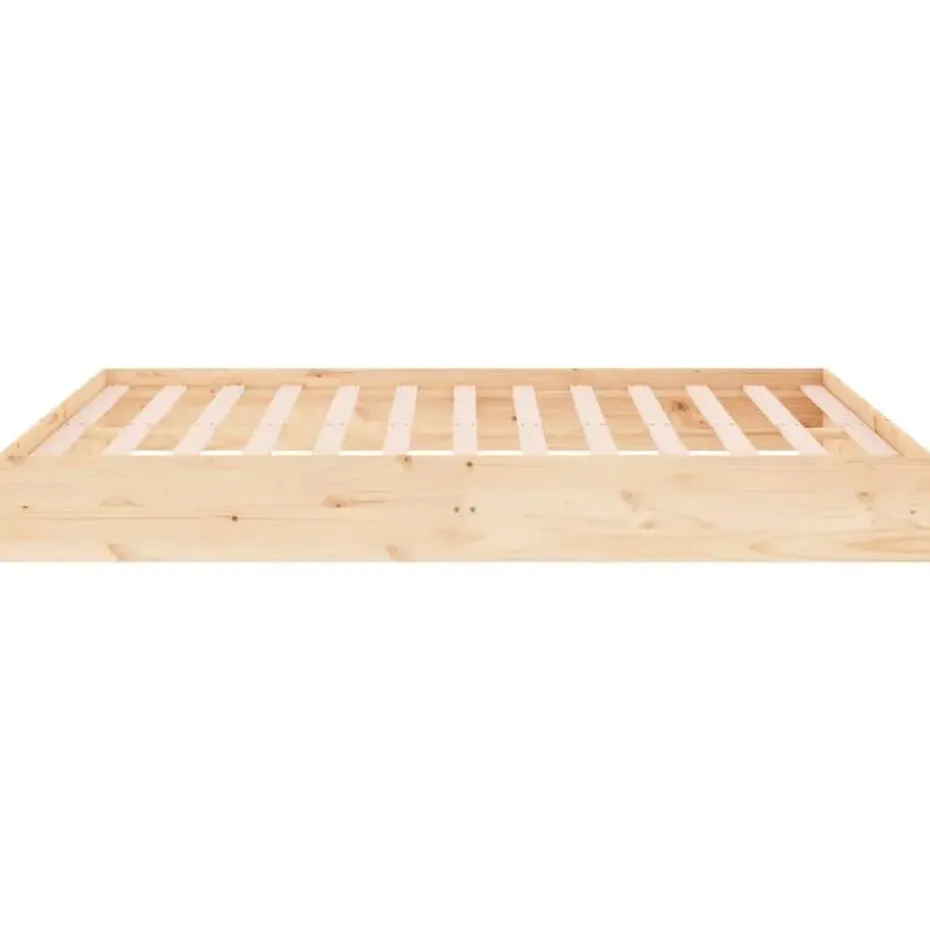 vidaXL - Bed frame zonder matras - Massief hout - 120x200 cm