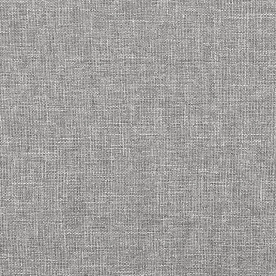 vidaXL - Bed frame zonder matras - Lichtgrijs - Stof - 90x200 cm