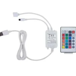 vidaXL - Bed met opbergruimte en LED - Zwart - Kunstleer - 160x200 cm