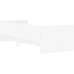 vidaXL - Bedframe met lades - Wit - Bewerkt hout - 90 x 190 cm