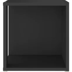 vidaXL - Bijzettafel - Zwart - Bewerkt hout - 33 x 33 x 34.5 cm