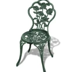 vidaXL - Bistroset Bistrosets - Groen - Aluminium