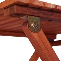 vidaXL - Bistroset voor kinderen - Bruin - Hout - 3 stuks