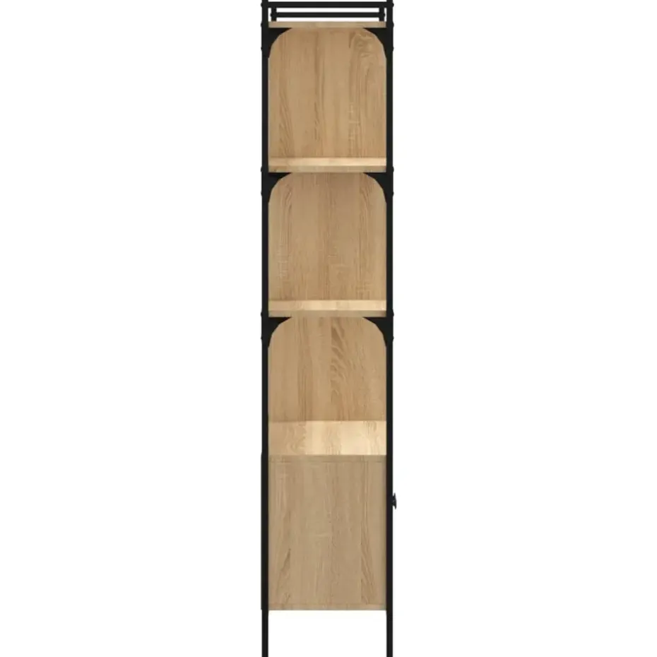 vidaXL - Boekenkast - Bruin - Bewerkt hout