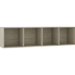 vidaXL - Boekenkast - Bruin - Bewerkt hout