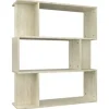 vidaXL - Boekenkast - Bruin - Bewerkt hout
