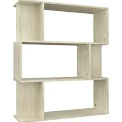 vidaXL - Boekenkast - Bruin - Bewerkt hout