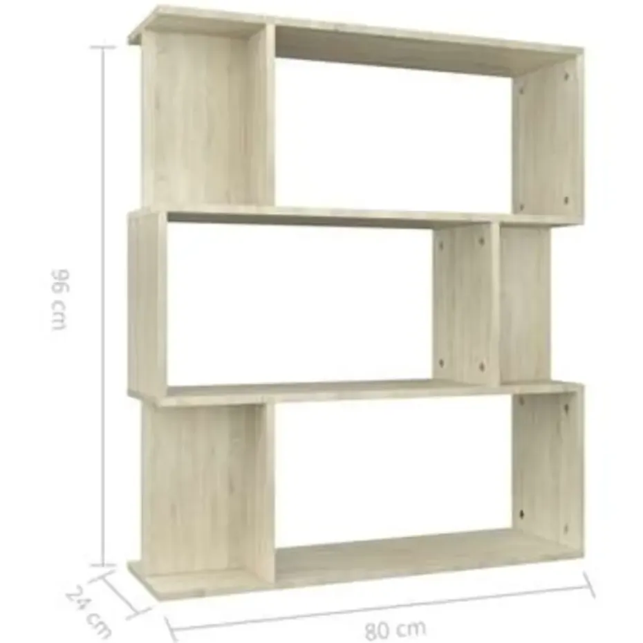 vidaXL - Boekenkast - Bruin - Bewerkt hout