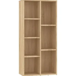 vidaXL - Boekenkast - Bruin - Bewerkt hout