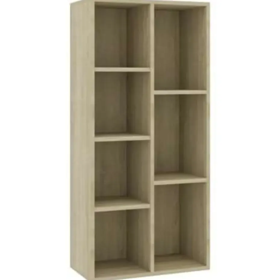 vidaXL - Boekenkast - Bruin - Bewerkt hout