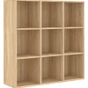 vidaXL - Boekenkast - Bruin - Bewerkt hout
